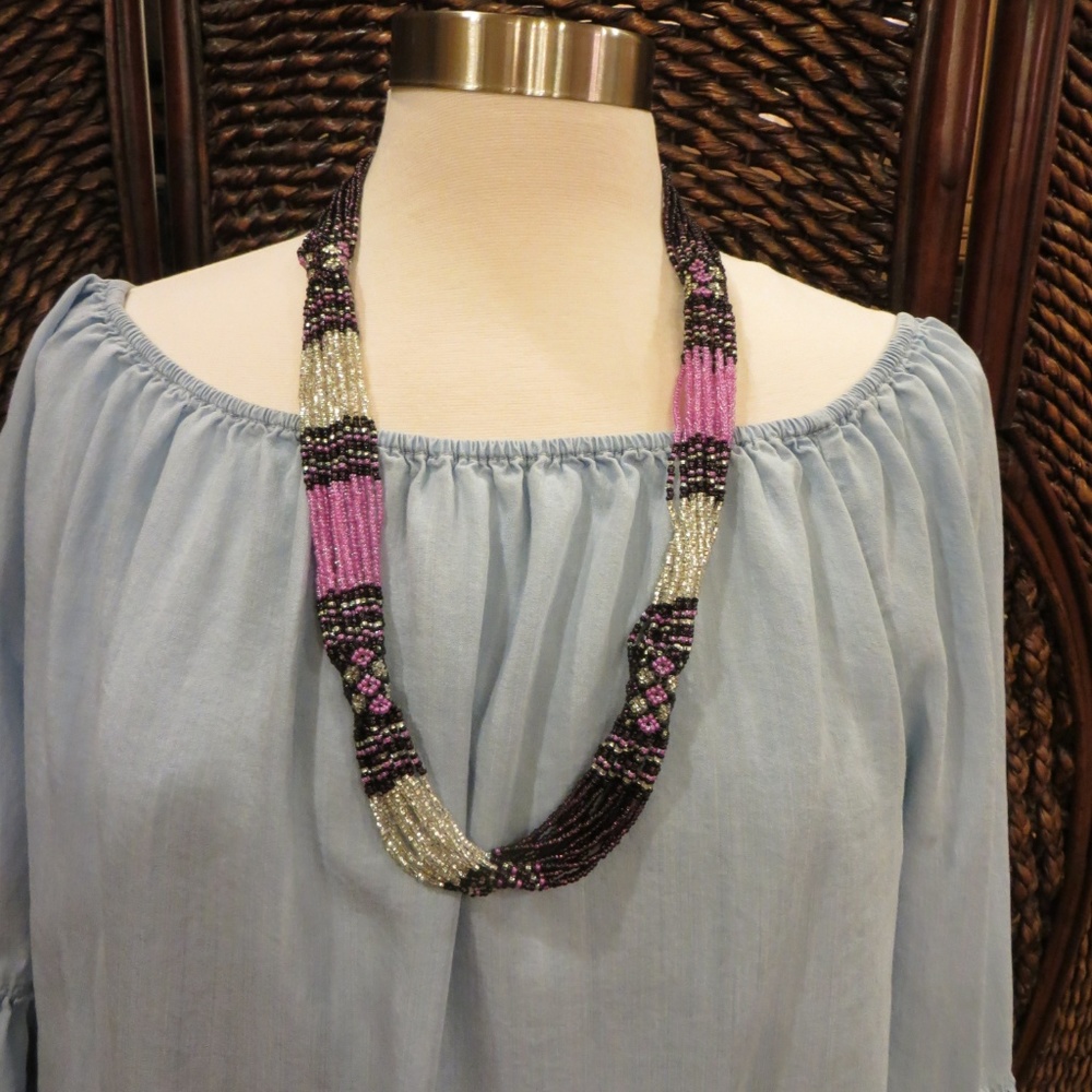 Handmade Seed Bead Necklace